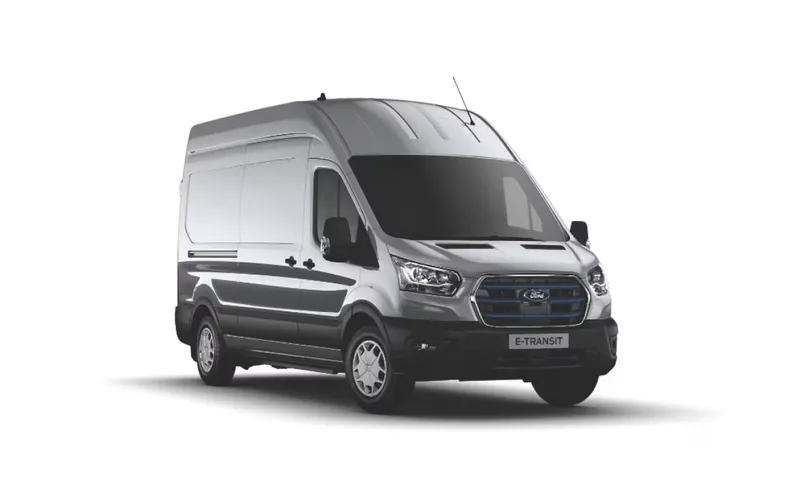 Nueva E-Transit Van - Plata Lunar